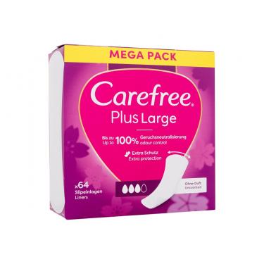 Carefree Plus Unscented 64Pc Per Donna (Pantyliner) Large Carefree Plus Unscented 64Pc Per Donna (Pantyliner) Large