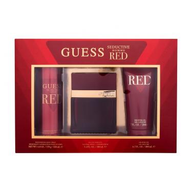 Guess Seductive Homme Red 100Ml Edt 100 Ml + Deodorant 226 Ml + Shower Gel 200 Ml Per Uomo  Deodorant(Eau De Toilette)  