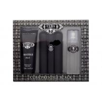 Cuba Prestige Black 90Ml Edt 90 Ml + Shower Gel 200 Ml + Aftershave Watter 100 Ml Per Uomo  (Eau De Toilette)  