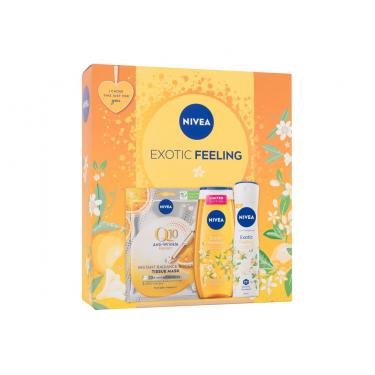 Nivea Exotic Feeling   Antiperspirant Exotic Feeling 150 Ml + Shower Gel Exotic Feeling 250 Ml + Facial Mask Q10 Anti-Wrinkle Energy Face Mask 1900000101 150Ml W (Antiperspirant)