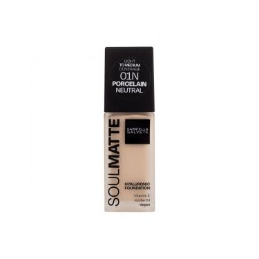 Gabriella Salvete Soulmatte 30Ml Hyaluronic Foundation (Makeup) Per Donna 01N Porcelain Neutral Gabriella Salvete Soulmatte 30Ml Hyaluronic Foundation (Makeup) Per Donna 01N Porcelain Neutral