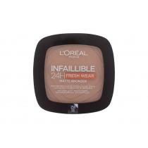 L'Oréal Paris Infaillible 24H Fresh Wear Matte Bronzer  9G 250 Light   Per Donna (Bronzer)