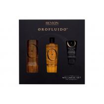 Revlon Professional Orofluido The Wellness Set 100Ml Orofluido Elixir Hair Oil 100 Ml + Orofluido Shampoo 240 Ml + Orofluido Moisturizing Body Cream 50 Ml Per Donna  Shampoo(Hair Oils And Serum)  