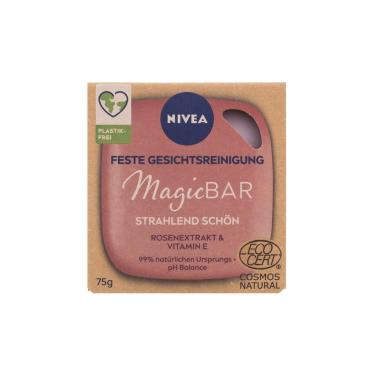 Nivea Magic Bar Radiance Rose Extract & Vitamin E  75G    Per Donna (Sapone Detergente)