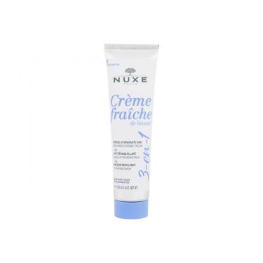 Nuxe Creme Fraiche De Beauté 3-In-1  100Ml   Cream & Make-Up Remover & Mask Per Donna (Crema Da Giorno)